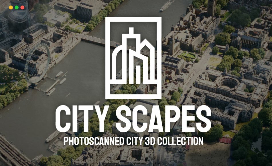 Blender插件 – 大型城市景观 City Scapes