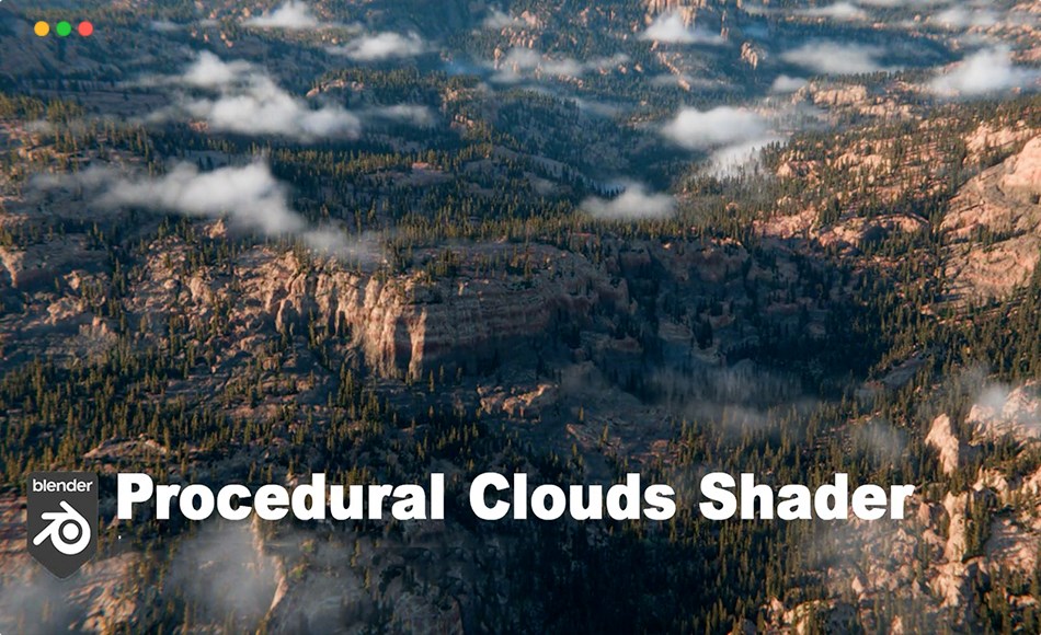 Blender插件 – 程序化云生成插件 Procedural Clouds Shader