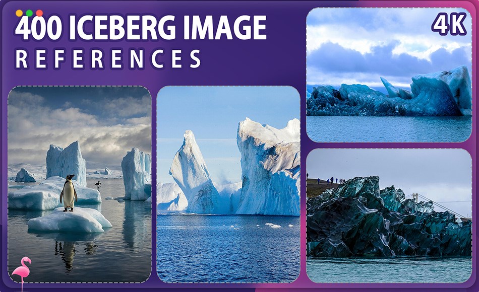 400 张冰山参考照片 400 Iceberg Reference Pack – Vol 1
