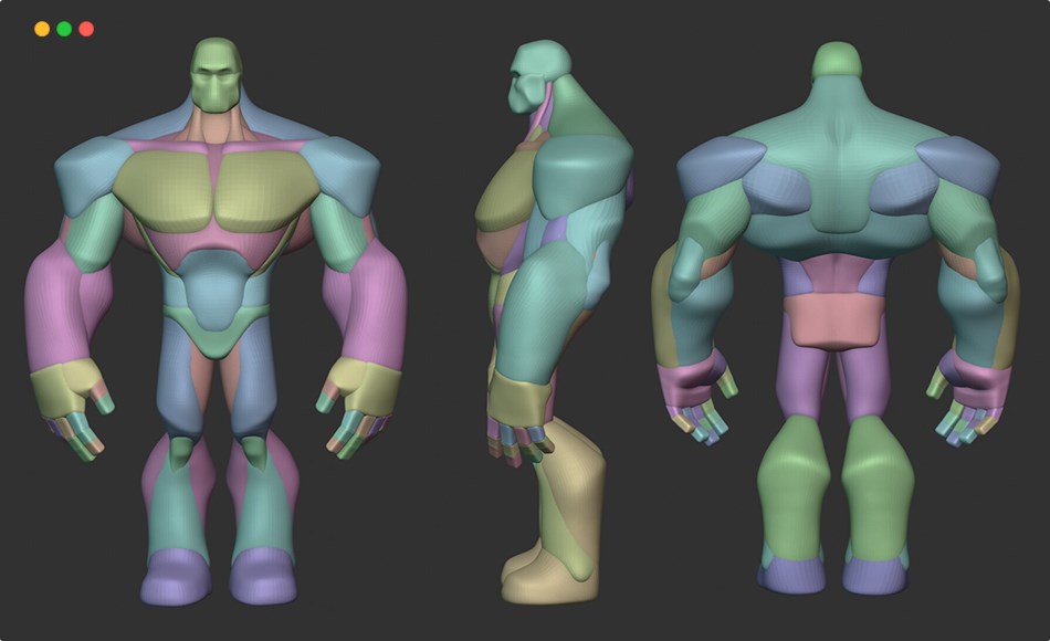 模型资产 – 风格化男性基础模型 Stylized Infinity Male V1