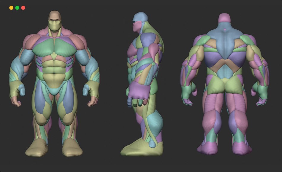 模型资产 – 浩克解剖模型 Hulky Anatomy Blockout