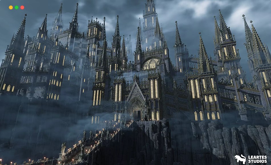 Unity场景 – 奇幻城堡环境 Fantasy Castle Environment ( Fantasy, Soulslike, Castle, Fantasy )