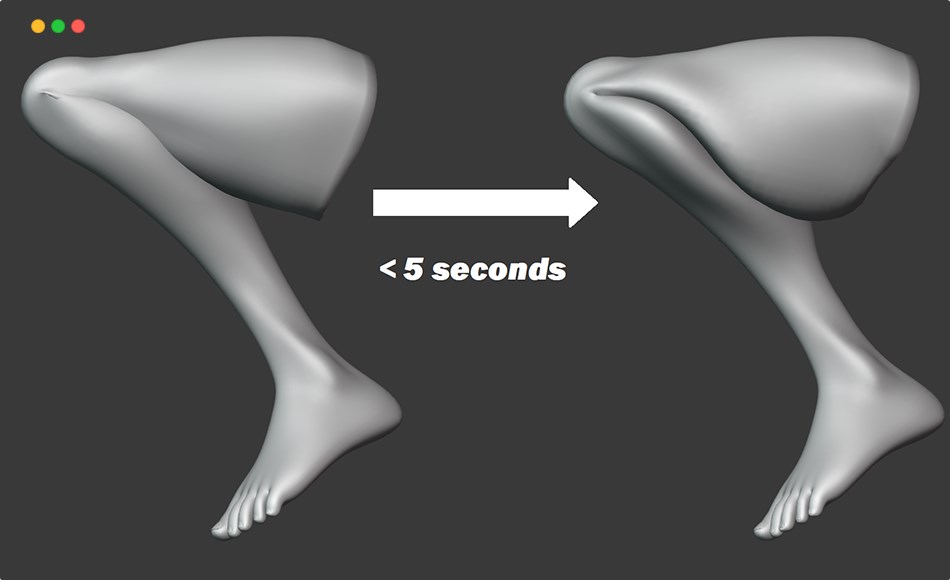 Blender插件 – 权重修复插件 Squish- Instant Better Rig Deforms