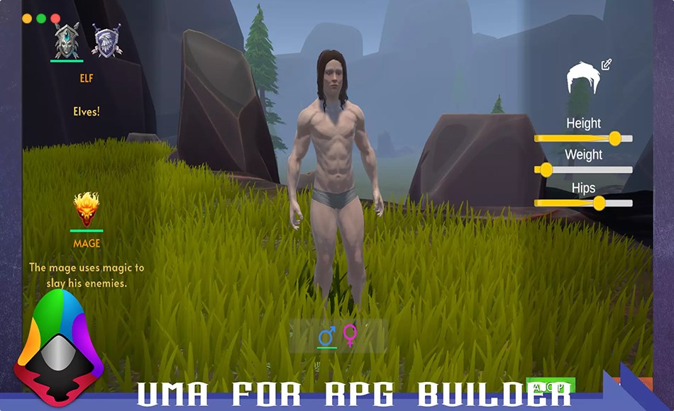 Unity插件 – UMA for RPG Builder