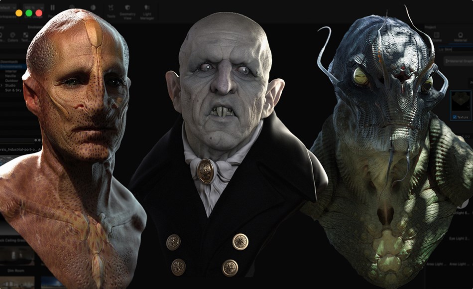 【中文字幕】Zbrush教程 – 虚拟化妆设计 Virtual Makeup Design: Volume 2