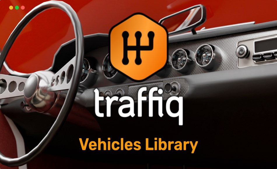 【更新】Blender插件 – 汽车交通模型 Car Library – Traffiq Car Models – Rigged Cars, Contemporary Cars, Old Cars