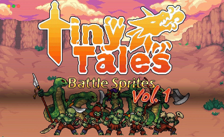 Unity角色 – 风格化像素怪物角色 Tiny Tales 2D Battler Pack Vol.1: Monstrous Uprising