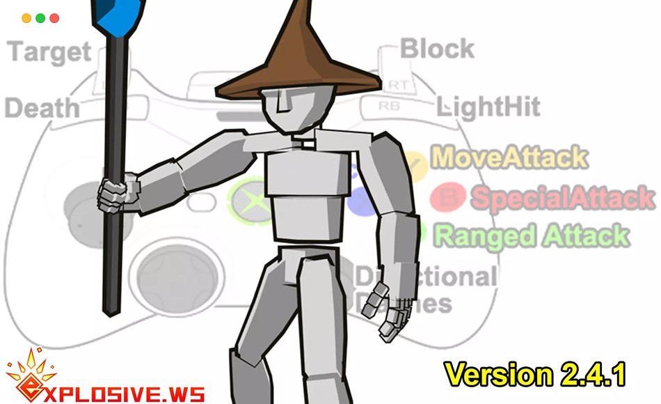 Unity动画 – 法师战士动画包 Mage Warrior Mecanim Animation Pack