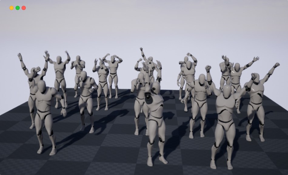 【UE4/5】拍手欢呼动画 Supporter Motions