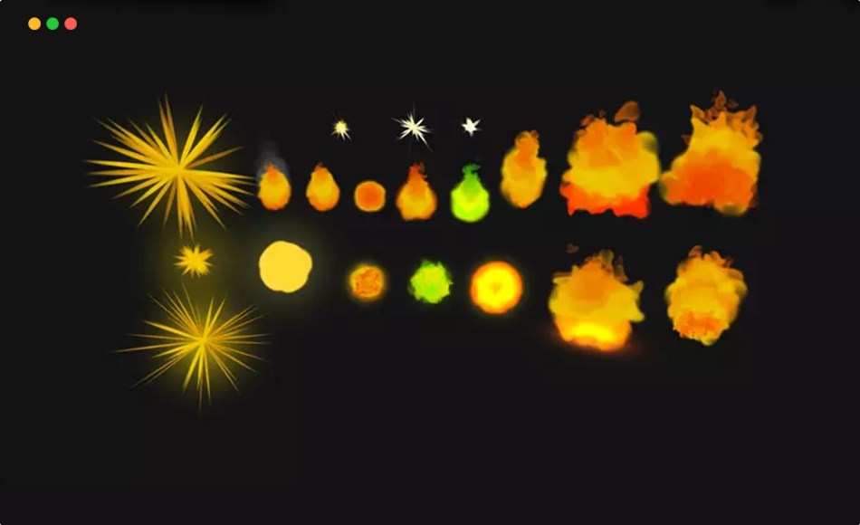 Unity特效 – 卡通火焰特效 Toon Fire Collection