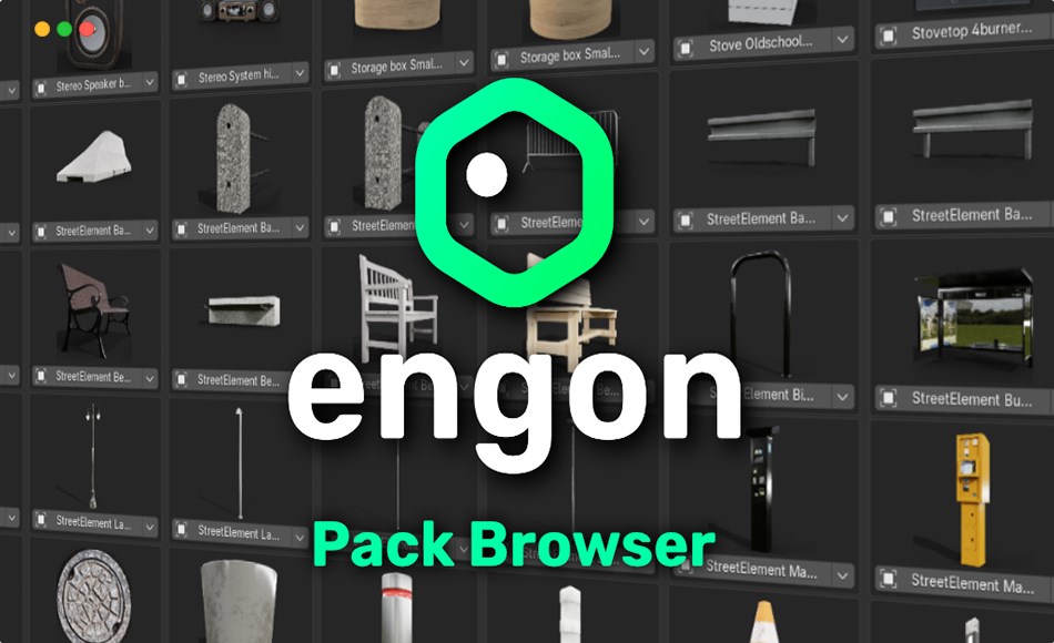 Blender插件 – 资产管理器插件 Engon
