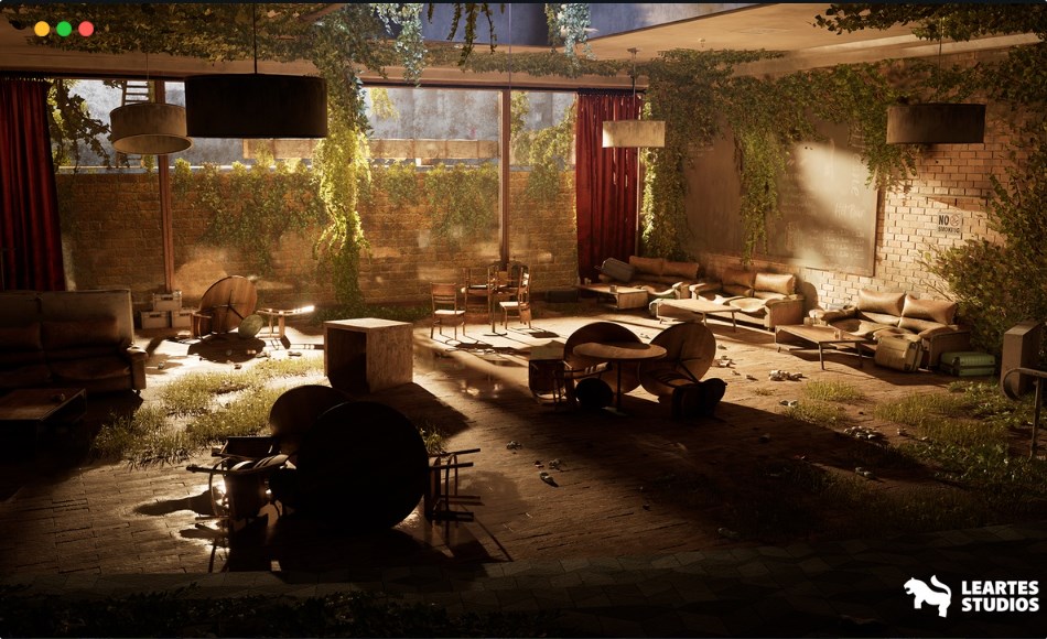 【UE5】后末日咖啡馆 Post Apocalyptic Coffee Shop