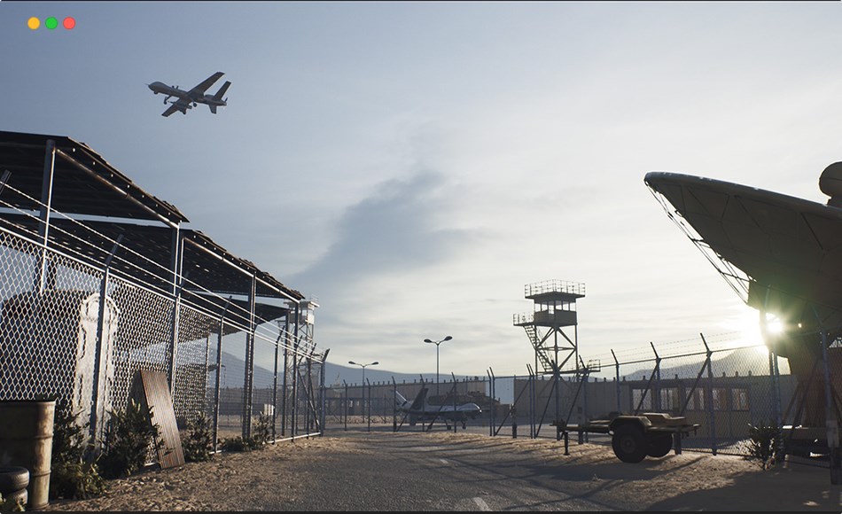 【UE4/5】军事基地环境场景 Military Base Megapack