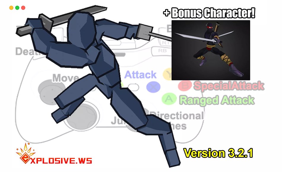 Unity动画 – 忍者武士动画资产包 Ninja Warrior Mecanim Animation Pack