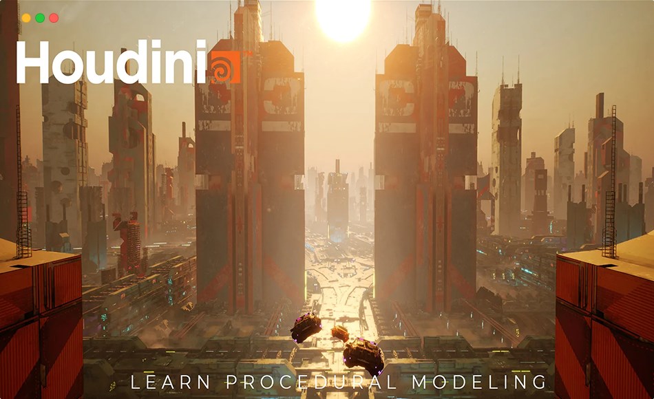 【中文字幕】Houdini教程 – 程序化建摸巨型结构生成器 Creating a Megastructure Generator in Houdini