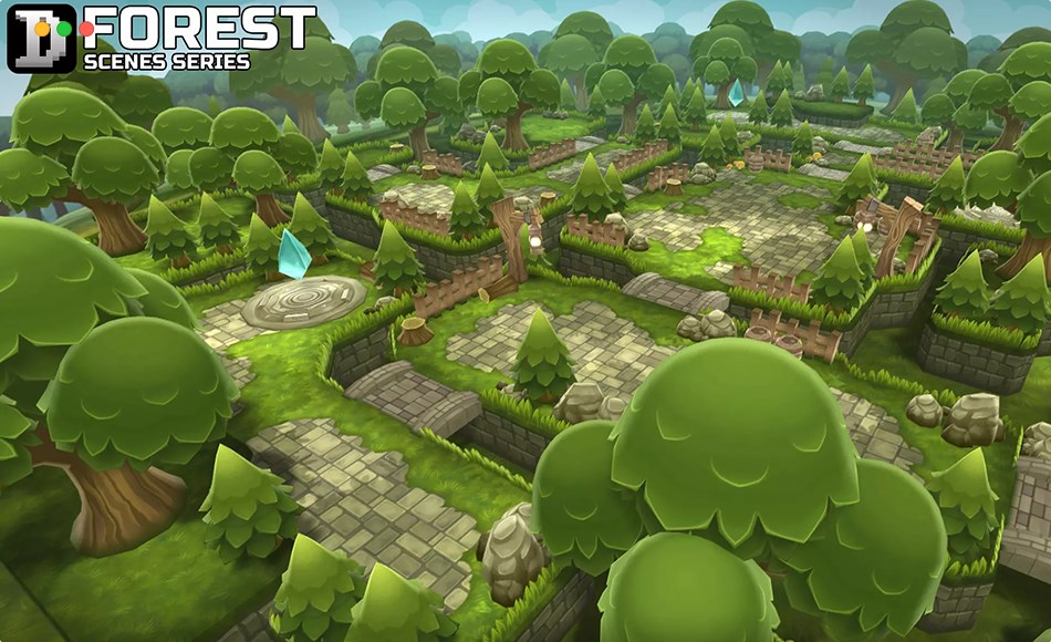 Unity场景 – 风格化森林场景 Scenes Series – Forest