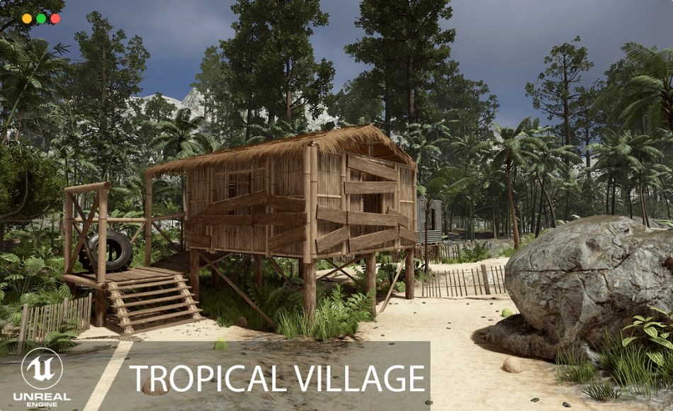 【UE5】热带村庄 Tropical Village