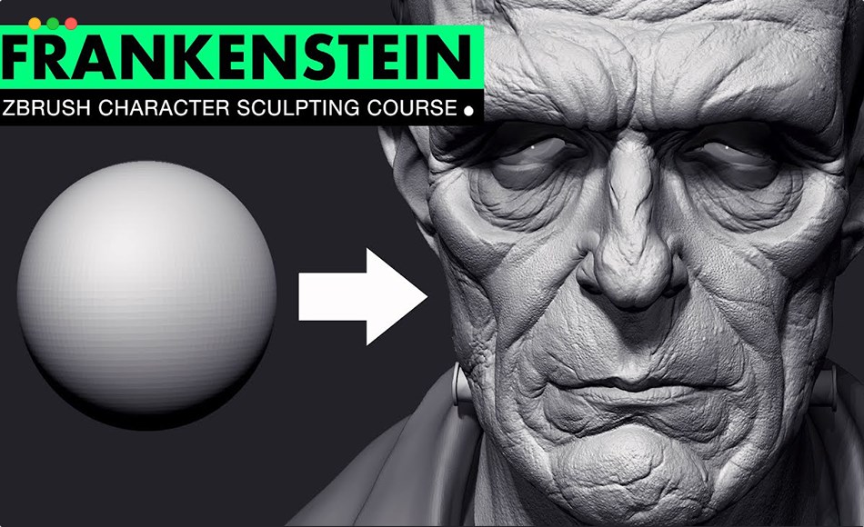 【中文教程】Zbrush教程 – 概念角色雕刻教程 Character Concept Sculpting in ZBrush