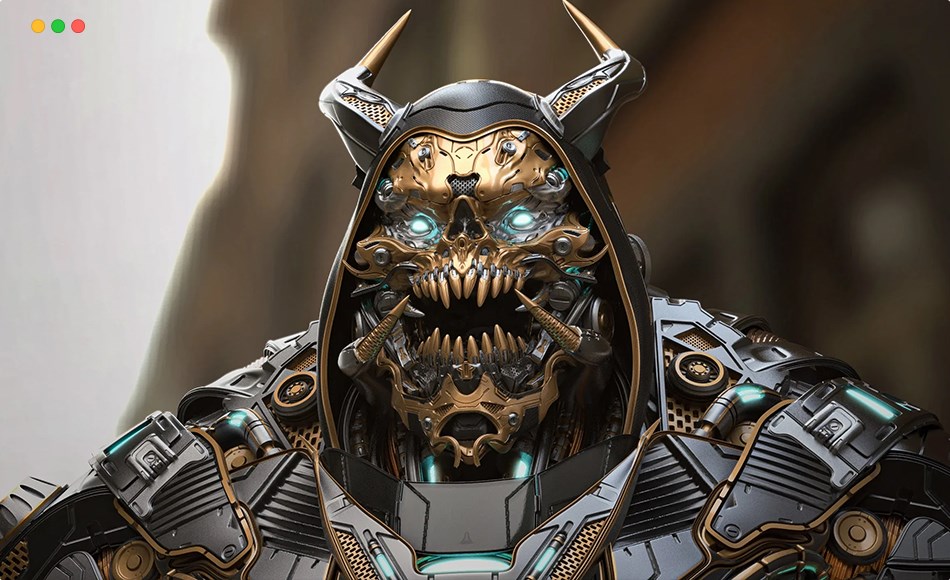 Zbrush教程 – 高级硬表面创建教程 Advanced Hard Surface Creation in ZBrush