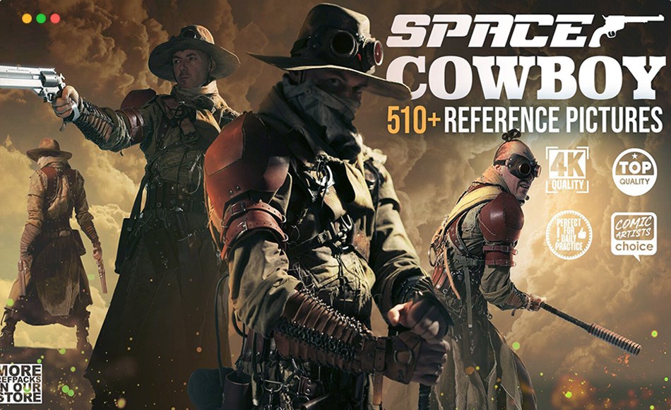 510 张太空牛仔参考图片 510+ Space Cowboy Reference Pictures
