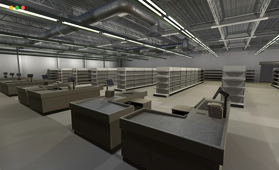 Unity资产 – 超市资产包 Small Town America – Super Store