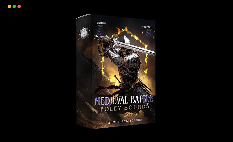 中世纪战争音效包 Medieval Battle Foley Sounds (WAV)