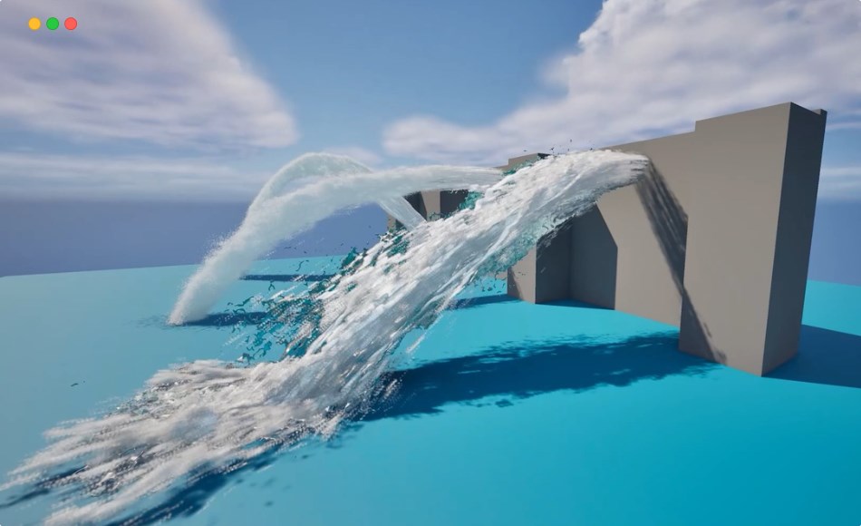 【UE5】瀑布河流资产包 VDB Waterfall & River Pack