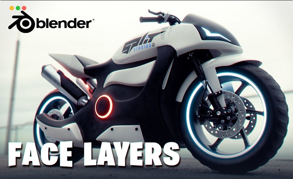 Blender插件 – 图层管理插件 Face Layers Add-On