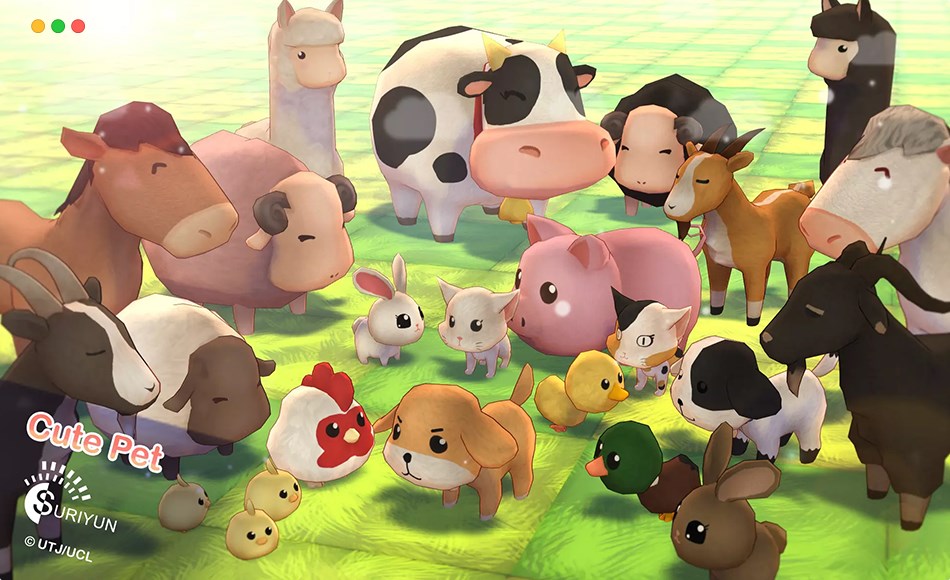 Unity资产 – 卡通宠物 Cute Pet