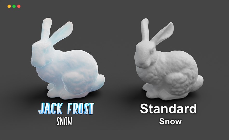 Blender插件 – 冬季冰霜资产包 Jack Frost | Winter Asset Pack