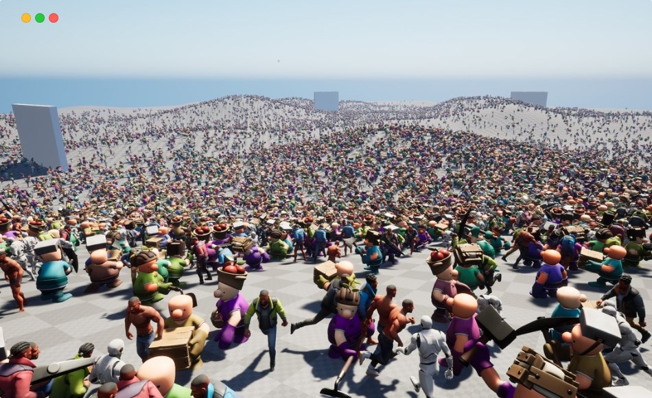 UE5插件 – 实例化骨架网格渲染 SKELOT – Instanced Skeletal Mesh Rendering