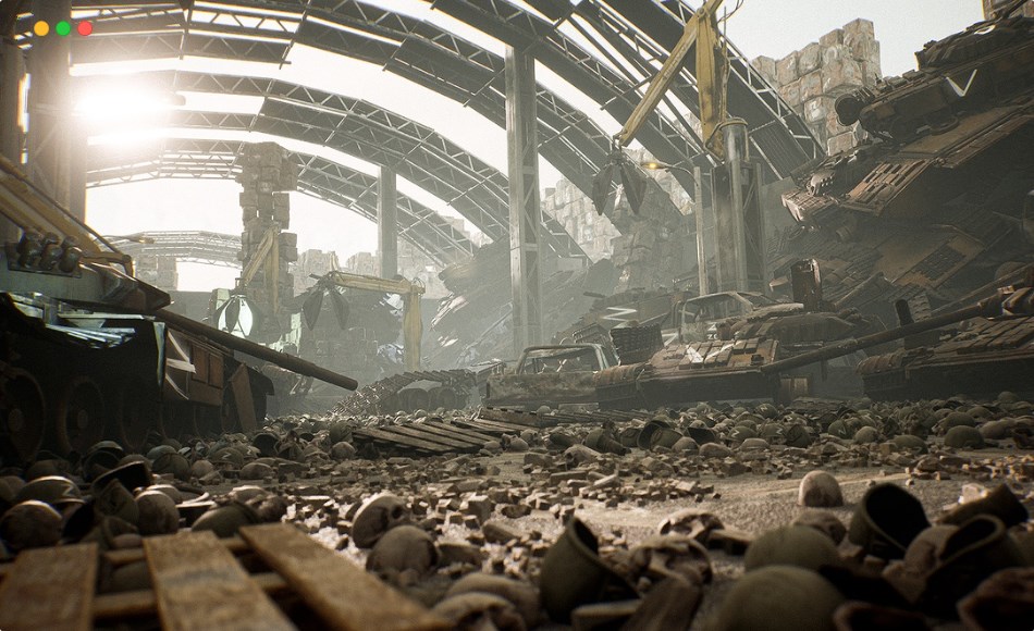 【UE5】垃圾场环境套件 Junkyard Environment Kit