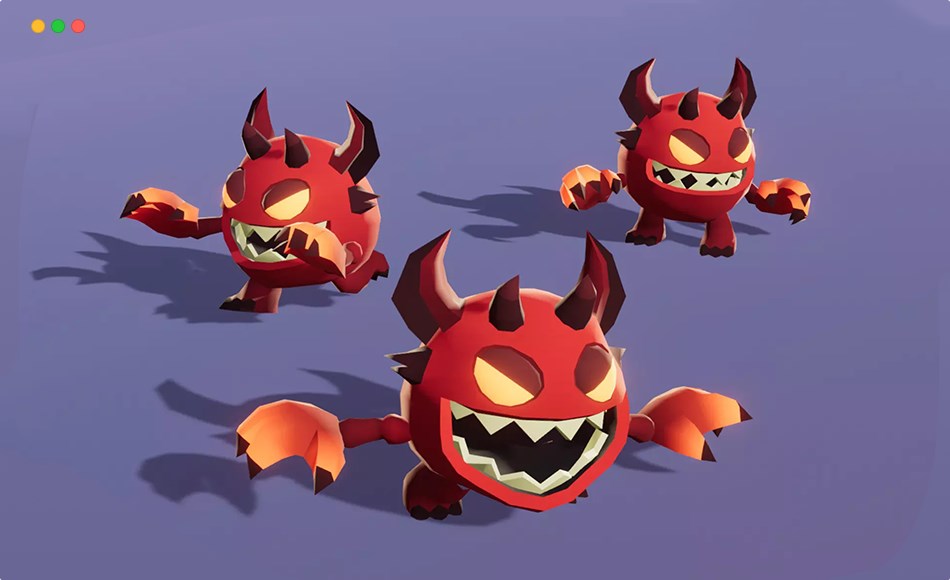 Unity角色 – 小鬼恶作剧 Imp Mischief Cute Series