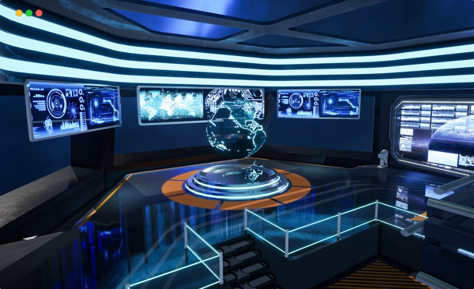 【UE5】未来科幻指挥中心 Command Center Futuristic Sci-Fi