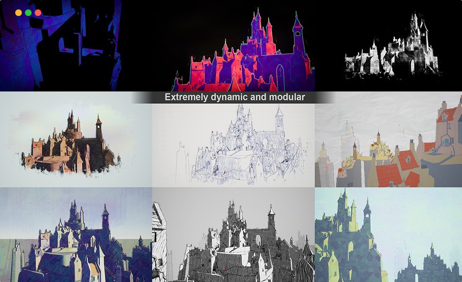 【UE5】动态草图材质 Dynamic Sketch Post-Process Material