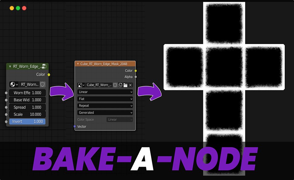 Blender插件 – 烘焙节点 Bake-A-Node