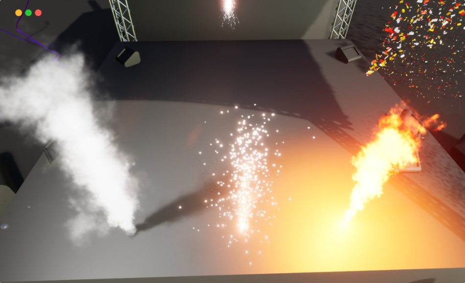 【UE5】舞台烟火特效 Festival FX