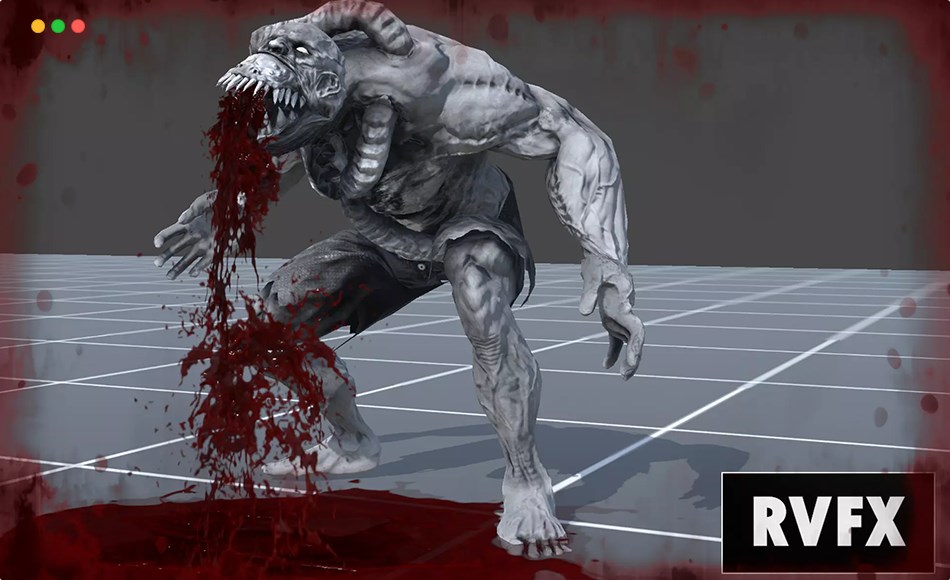 Unity特效 – 血液效果包 Blood Effects Pack