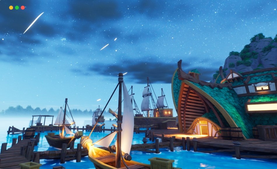 【UE5】风格化热带海滩环境 Stylized tropical beach environment