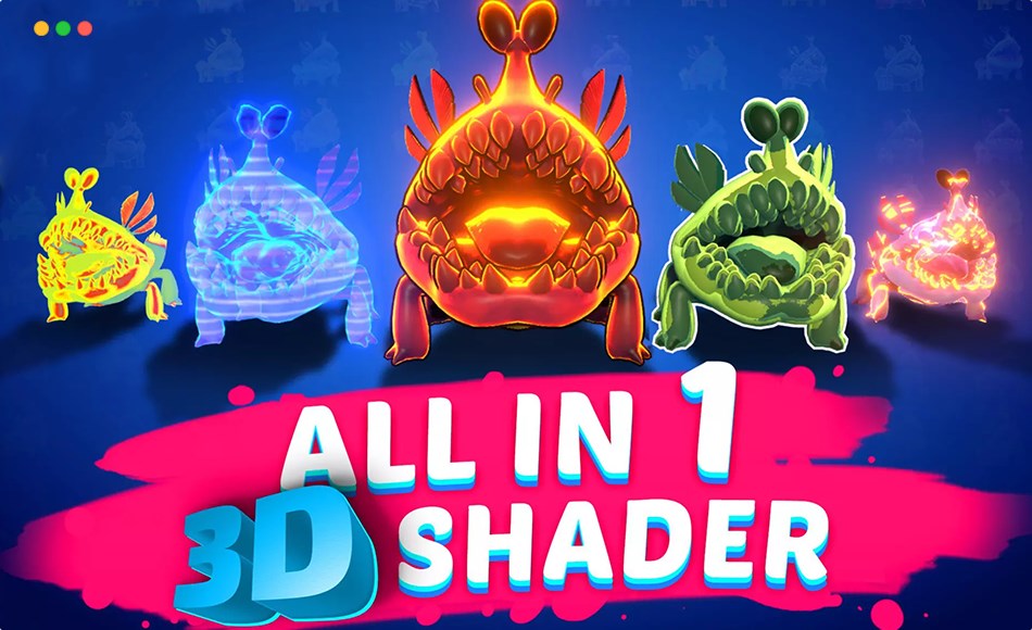 【更新】Unity材质 – 多合一游戏材质 All In 1 3D-Shader