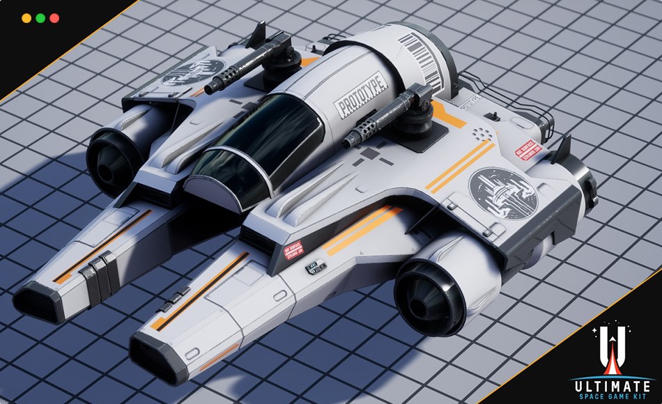 【UE5】太空飞船套件 Ultimate Space Game Kit