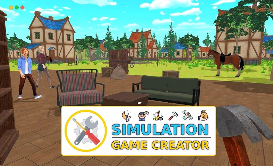 Unity插件 – 模拟游戏创建工具 Simulation Game System – Create your Simulator for Mobile and PC