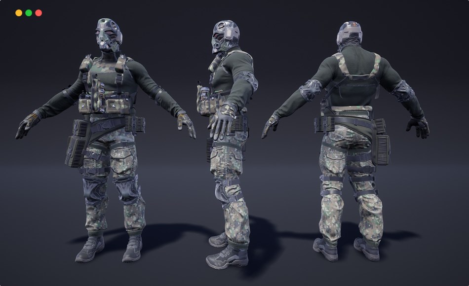 【UE4/5】未来士兵 Soldier Future 02