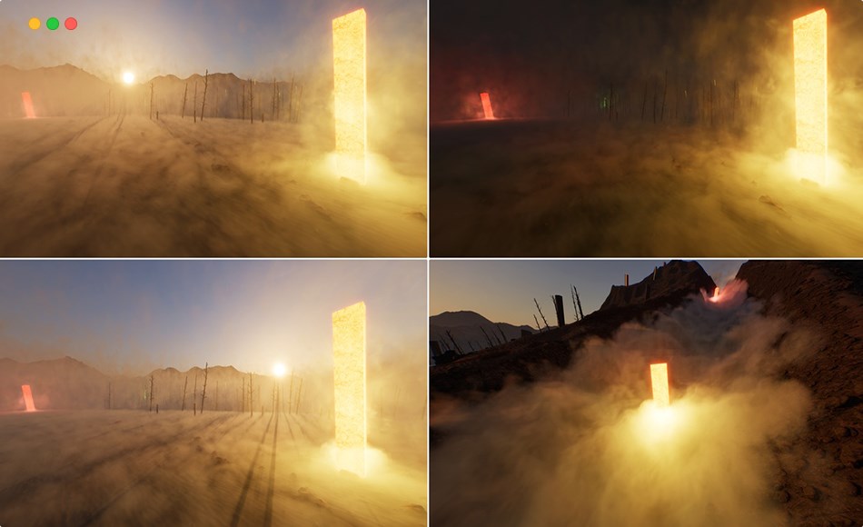 【UE5】体积雾 FOG (Volumetric Fog, Plane Fog, Post Process Fog, Smoke)