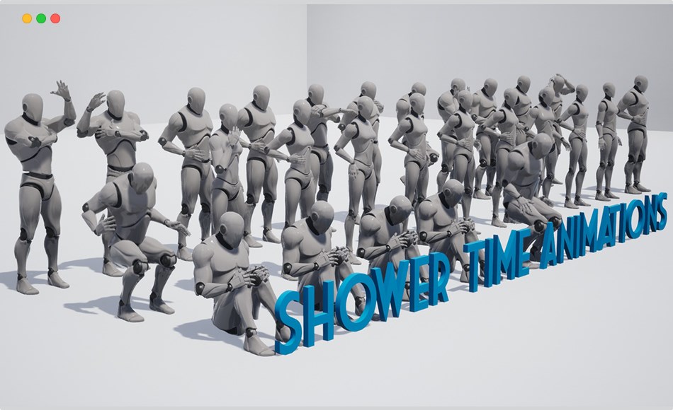 【UE4/5】淋浴动画 Shower Time Animations