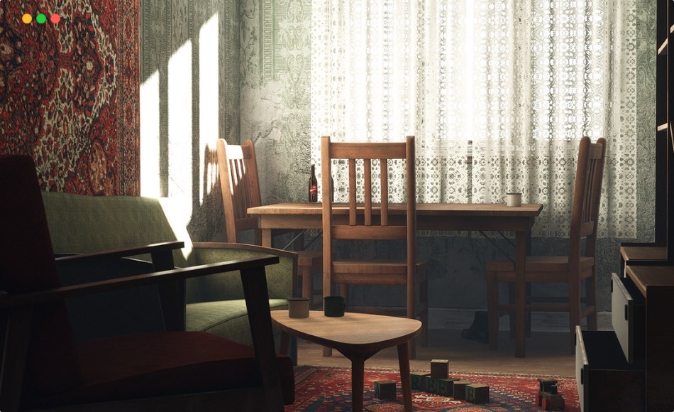 【UE5】模块化苏联公寓 Soviet Apartment Megapack – Modular Interior Exterior