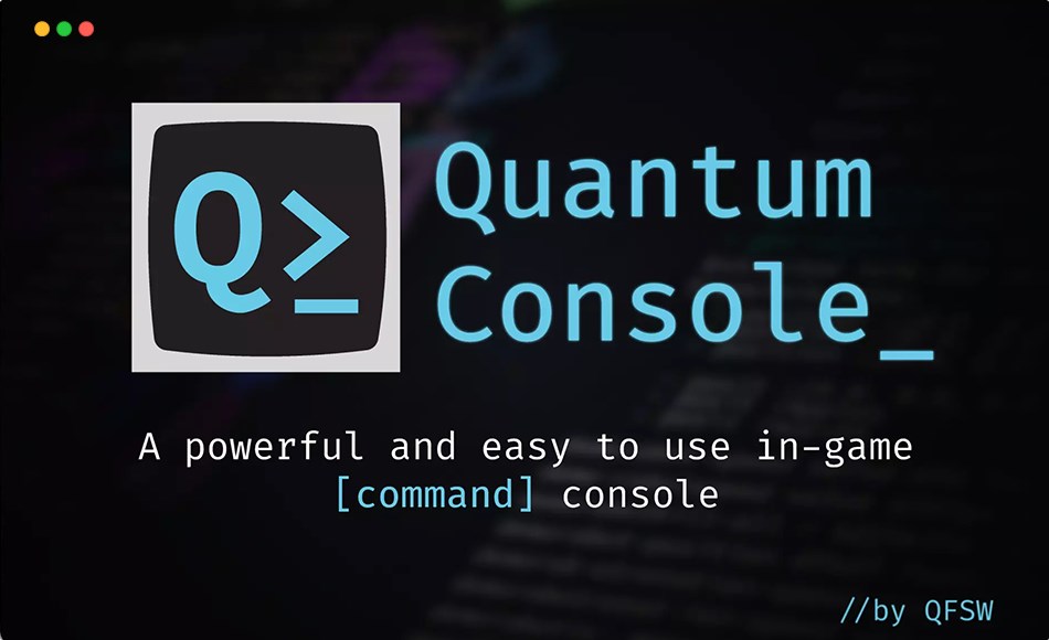 Unity插件 – 终端游戏控制台 Quantum Console
