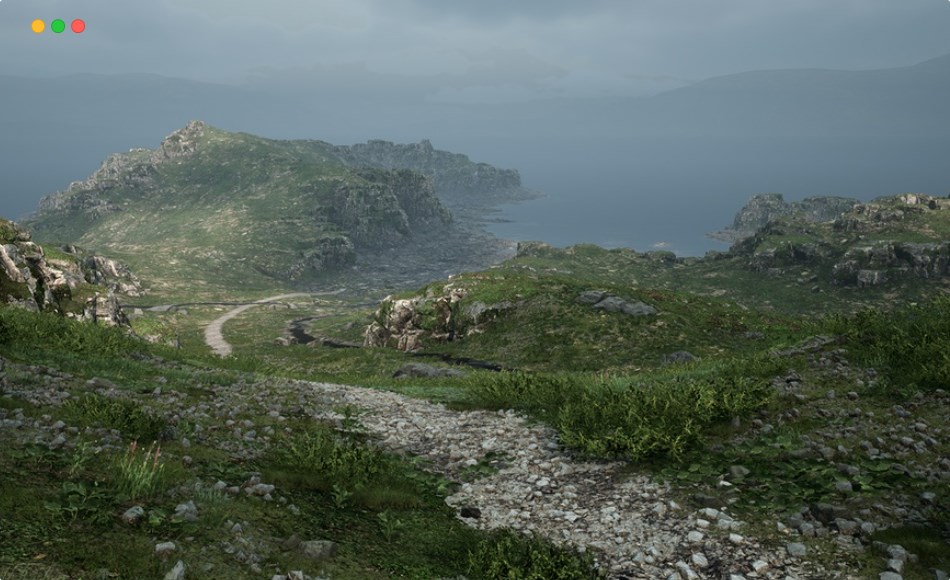 【UE5】苏格兰风景包 Northern Island Landscape Pack 4×4 km ( Landscape ,Scottish , Island Landscape )