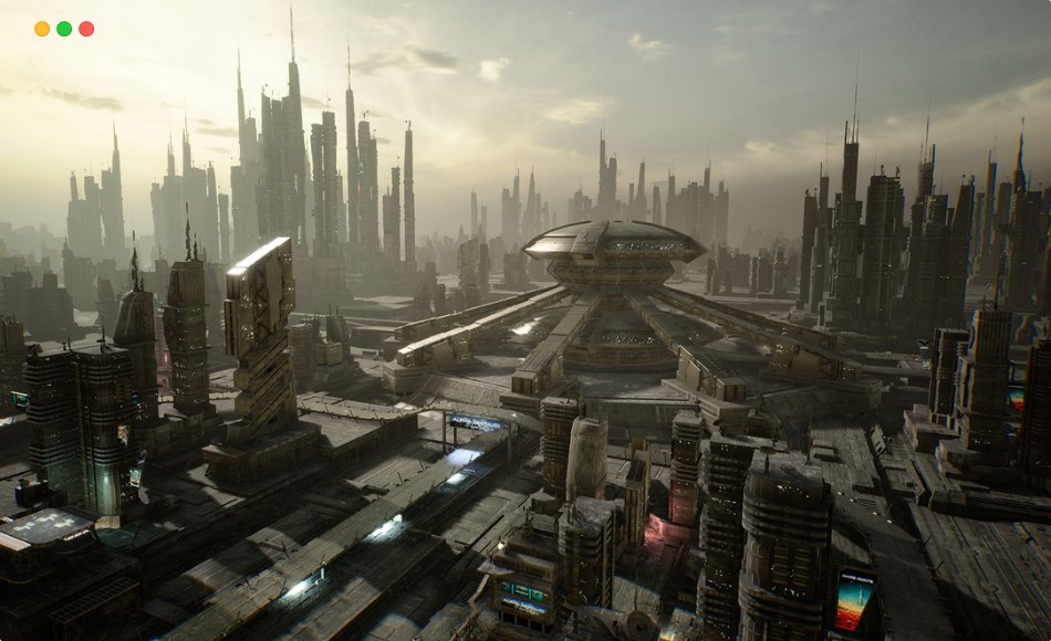 【UE5】科幻建筑包 Brushify – SciFi Buildings Pack