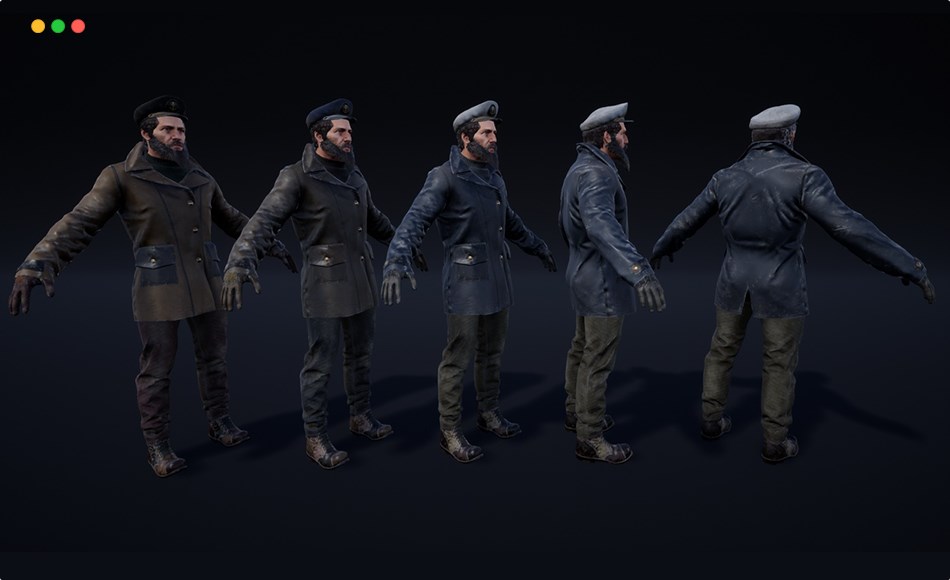 【UE5】水手角色 NPC Sailor (Adventure)